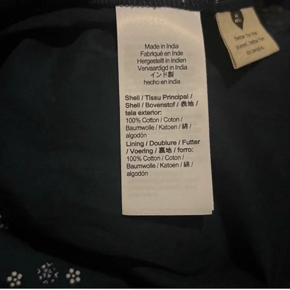 Madewell Smock-Waist Ruffle Mini Skirt – Bandana Flower Print – Size Small NWT - Picture 5 of 11